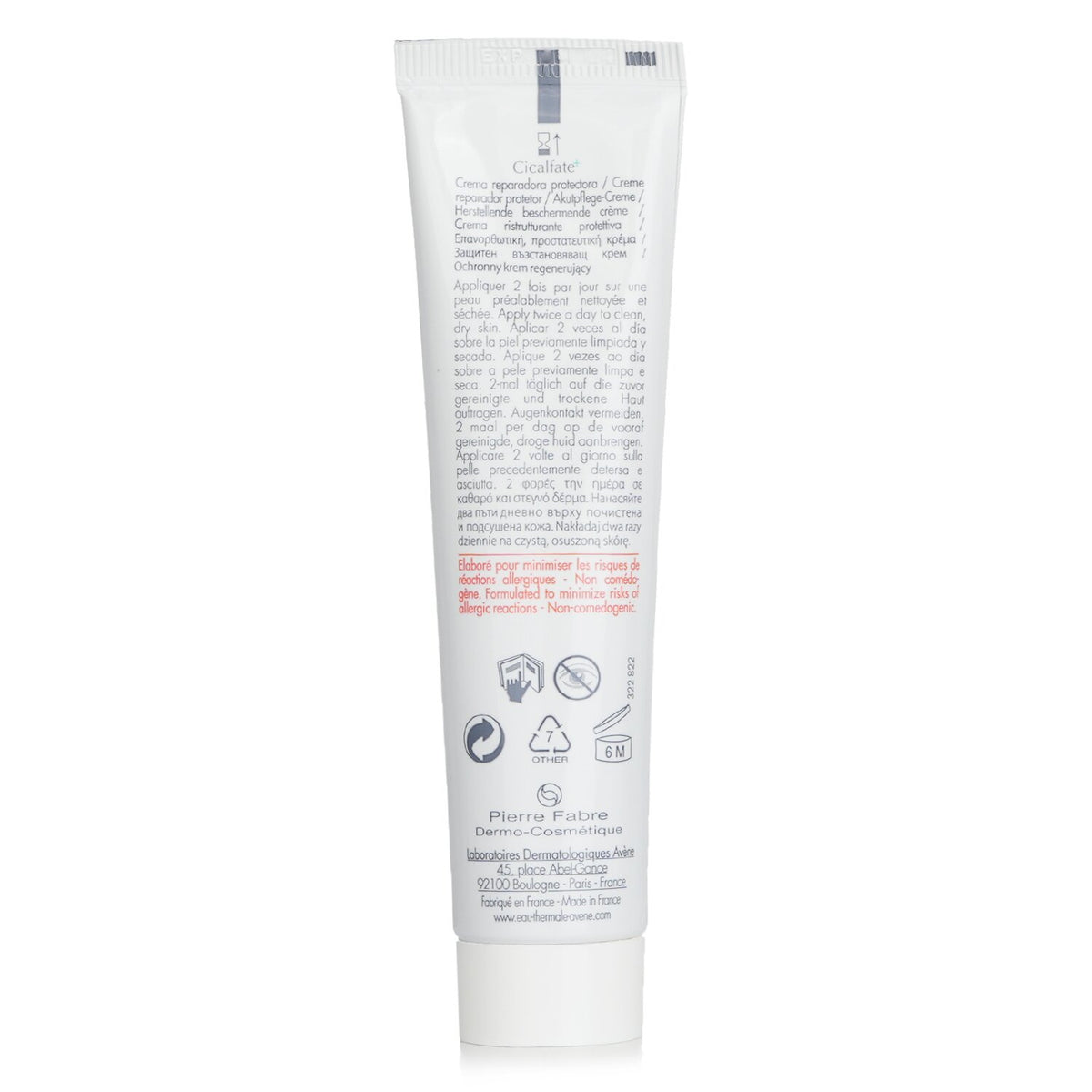 Avene - Cicalfate+ Repairing Protective Cream - For Sensitive Irritated Skin  -