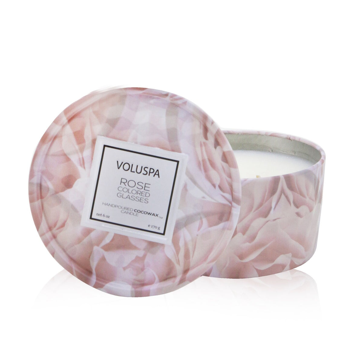Voluspa - 2 Wick Tin Candle - Rose Colored Glasses  - 170g/6oz