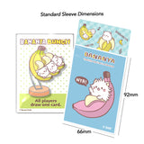 Player's Choice - Licensed Bananya Standard Sleeves Long Haired Bananya (Blue)