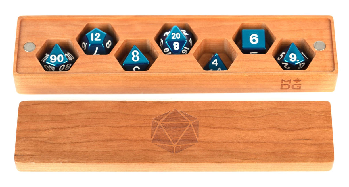 Fanroll: Premium Wood Dice Vault: Cherry