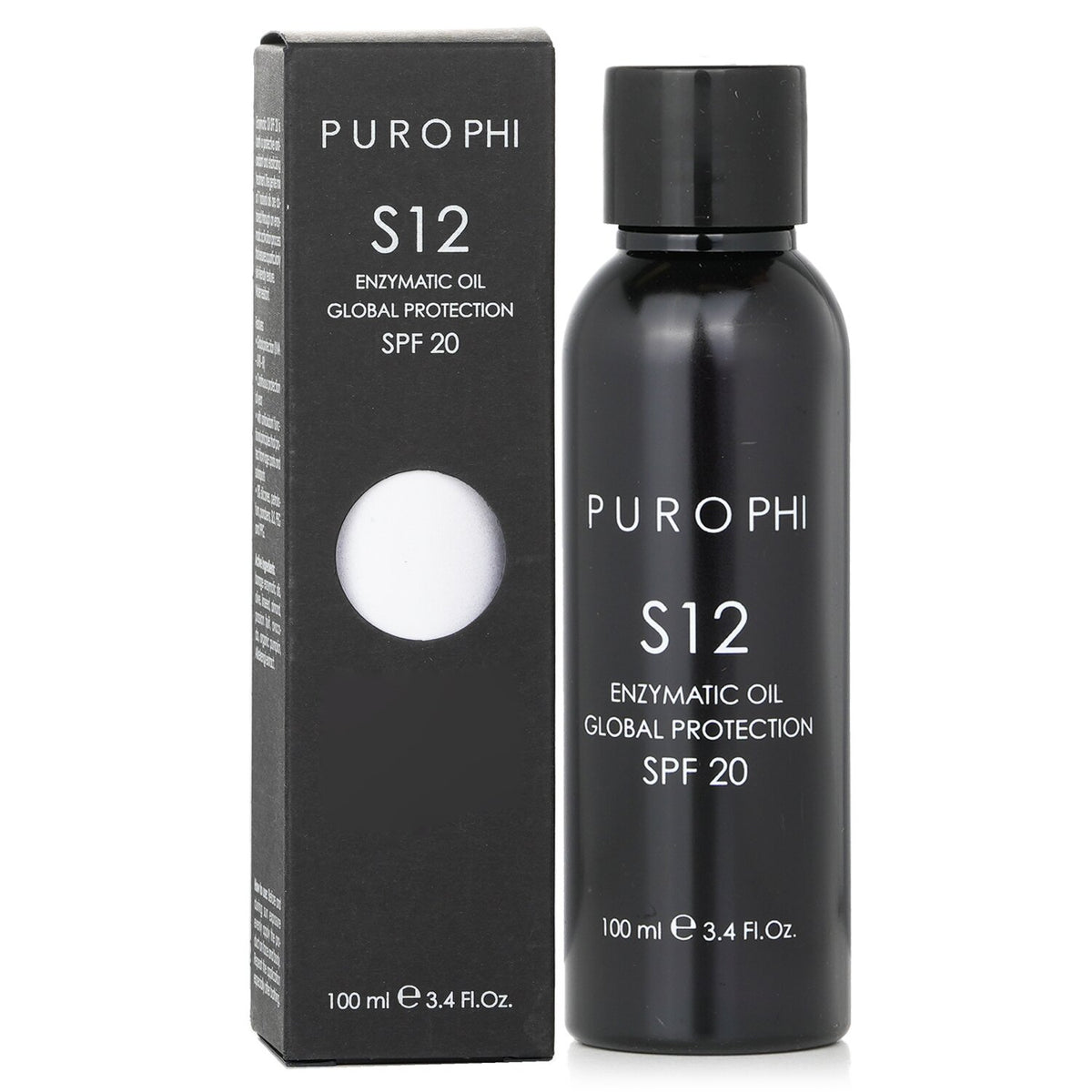 PUROPHI - S12 Enzymatic Oil Global Protection SPF 20 (Water Resistant)  - 100ml/