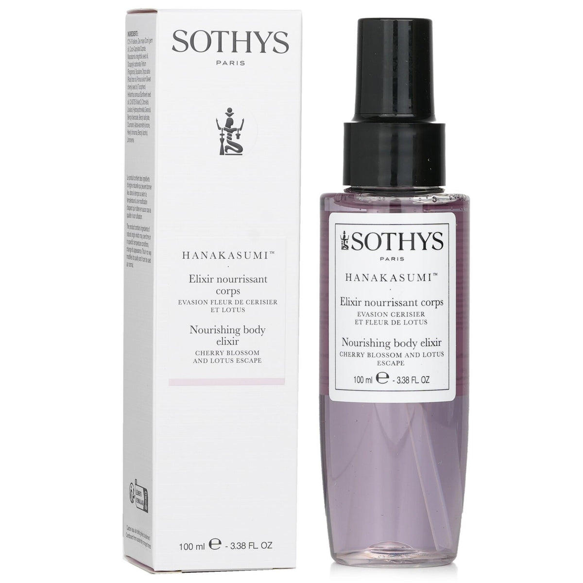 Sothys - Nourishing Body Elixir - Cherry Blossom & Lotus Escape  - 100ml/3.38oz