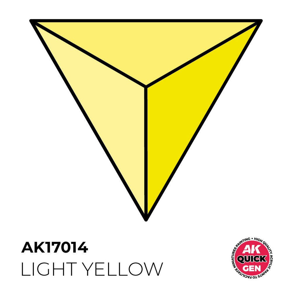 AK Interactive - Quick Gen - Light Yellow 18 ml