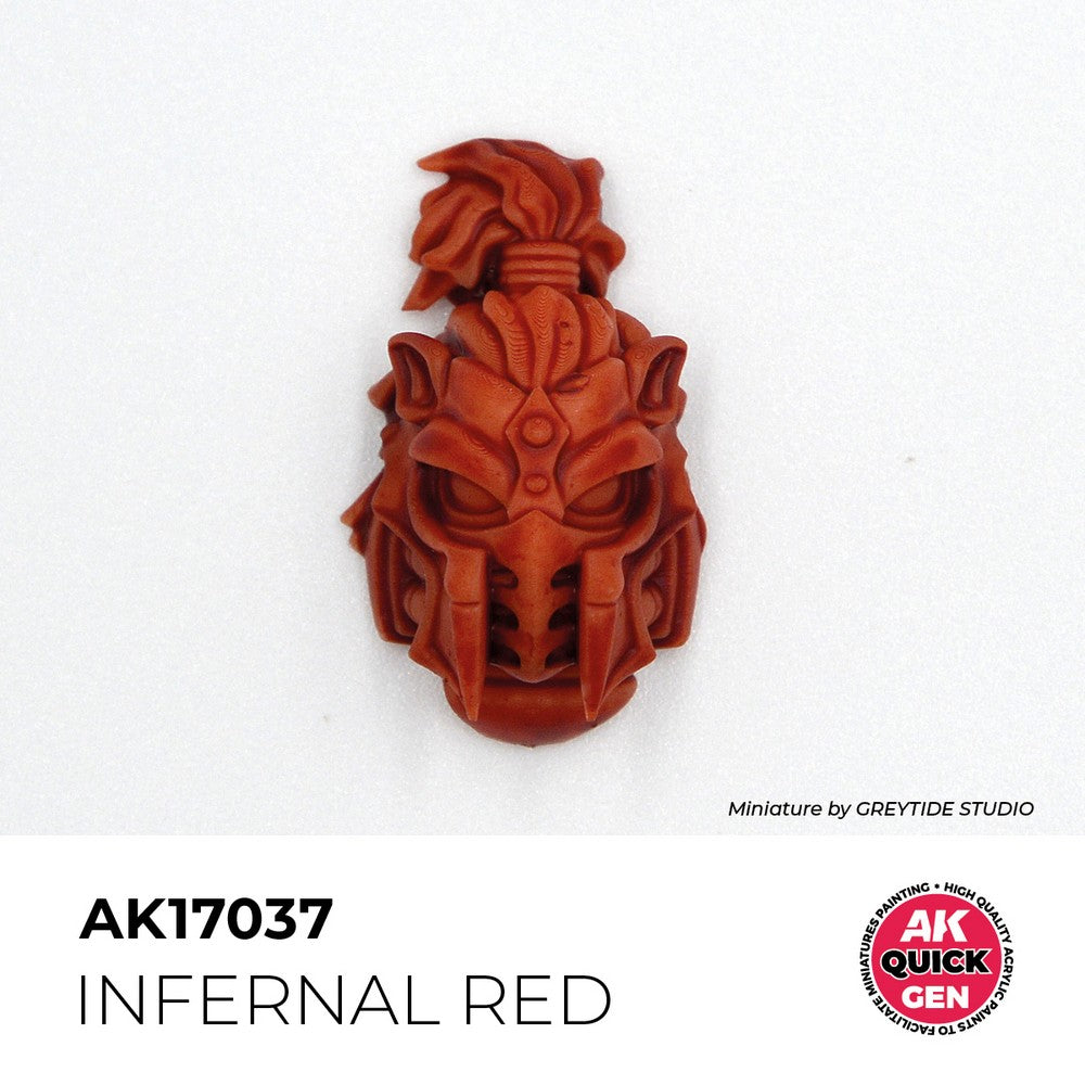 AK Interactive - Quick Gen - Infernal Red 18 ml