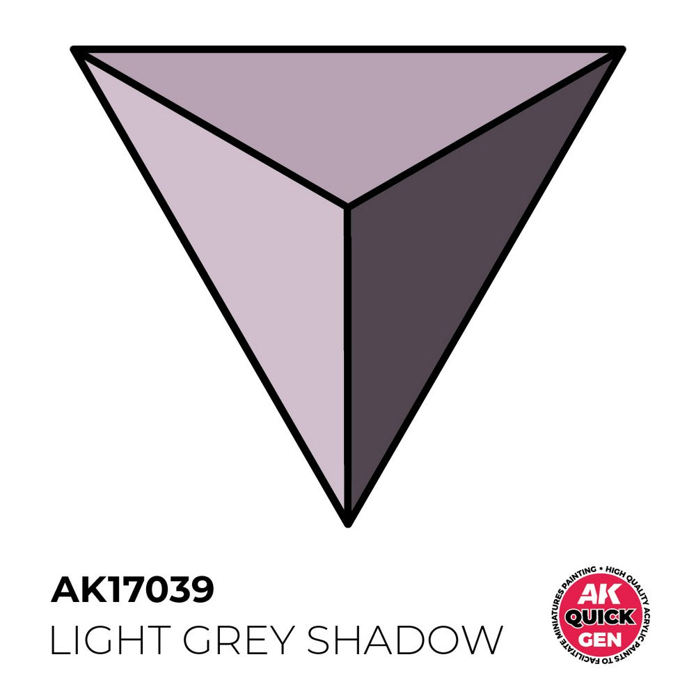 AK Interactive - Quick Gen - Light Grey Shadow 18 ml