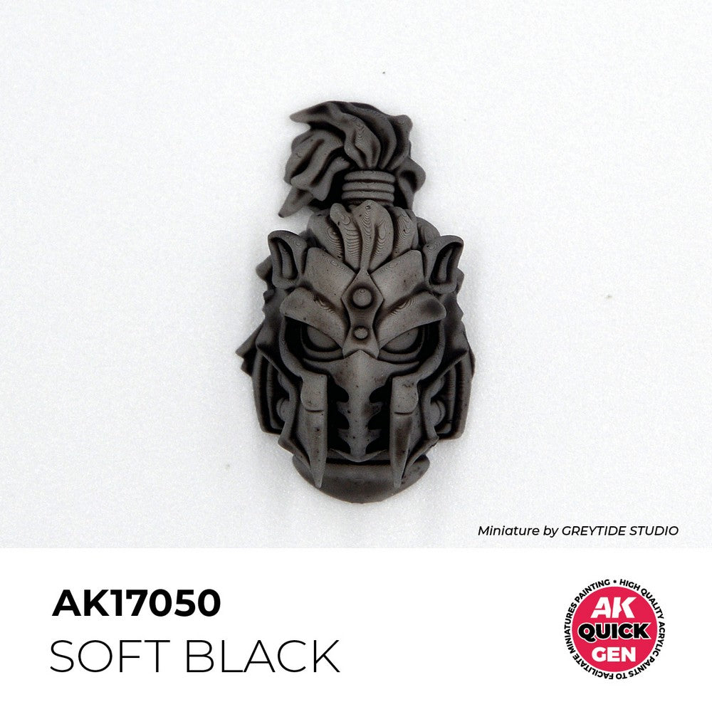 AK Interactive - Quick Gen - Soft Black 18 ml