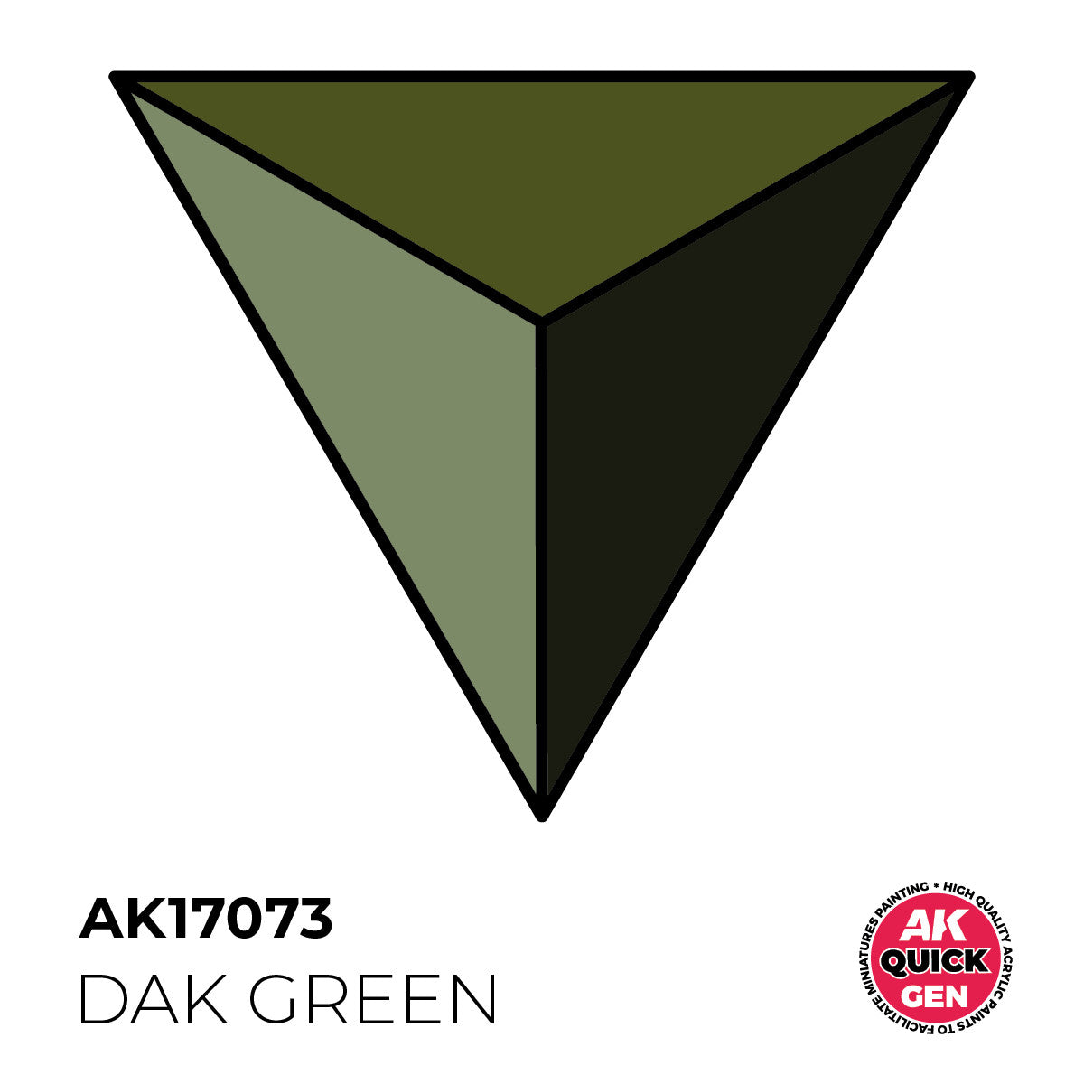 AK Interactive - Quick Gen - Dak Green 18 ml