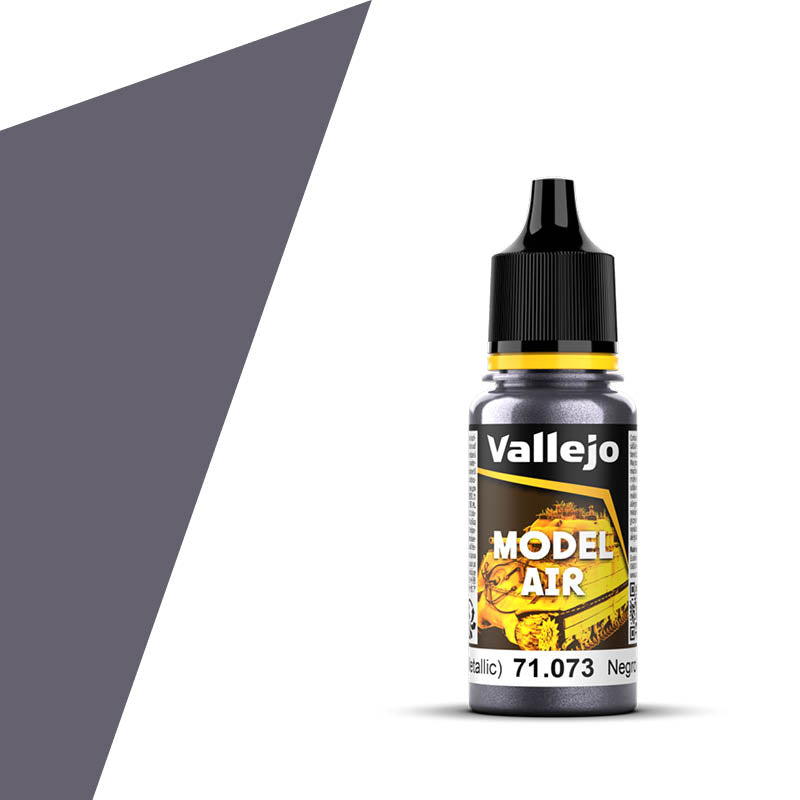 Vallejo - Model Air - Metallic Black 18 ml