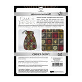 Q Workshop - Game of Thrones - The Sigils - Dice Pouch