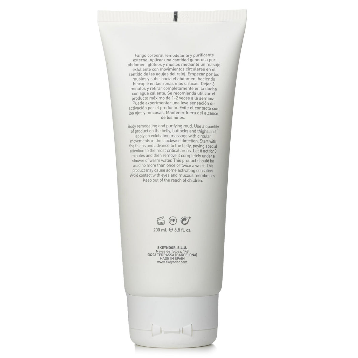 SKEYNDOR - Body Sculpt Body Peeling With Charcoal & Volcanic Sand  - 200ml/6.8oz