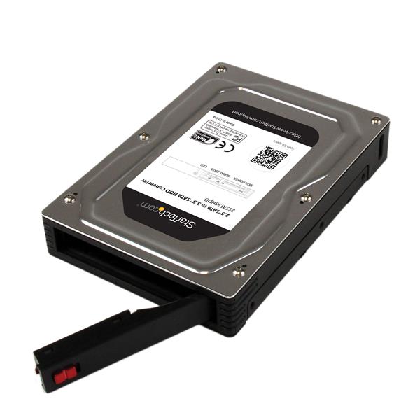 2.5" to 3.5" SATA Adapter Converter for SSD/HDD - Compact Aluminum Enclosure, 1TB Supported