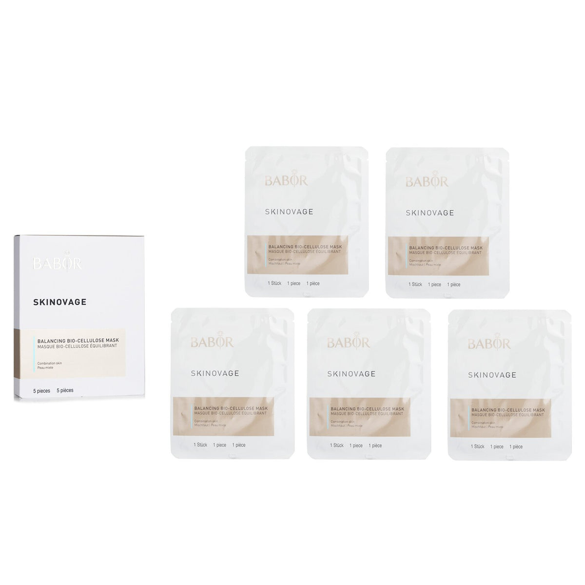 Babor - Skinovage [Age Preventing] Balancing Bio-Cellulose Mask - For Combinatio