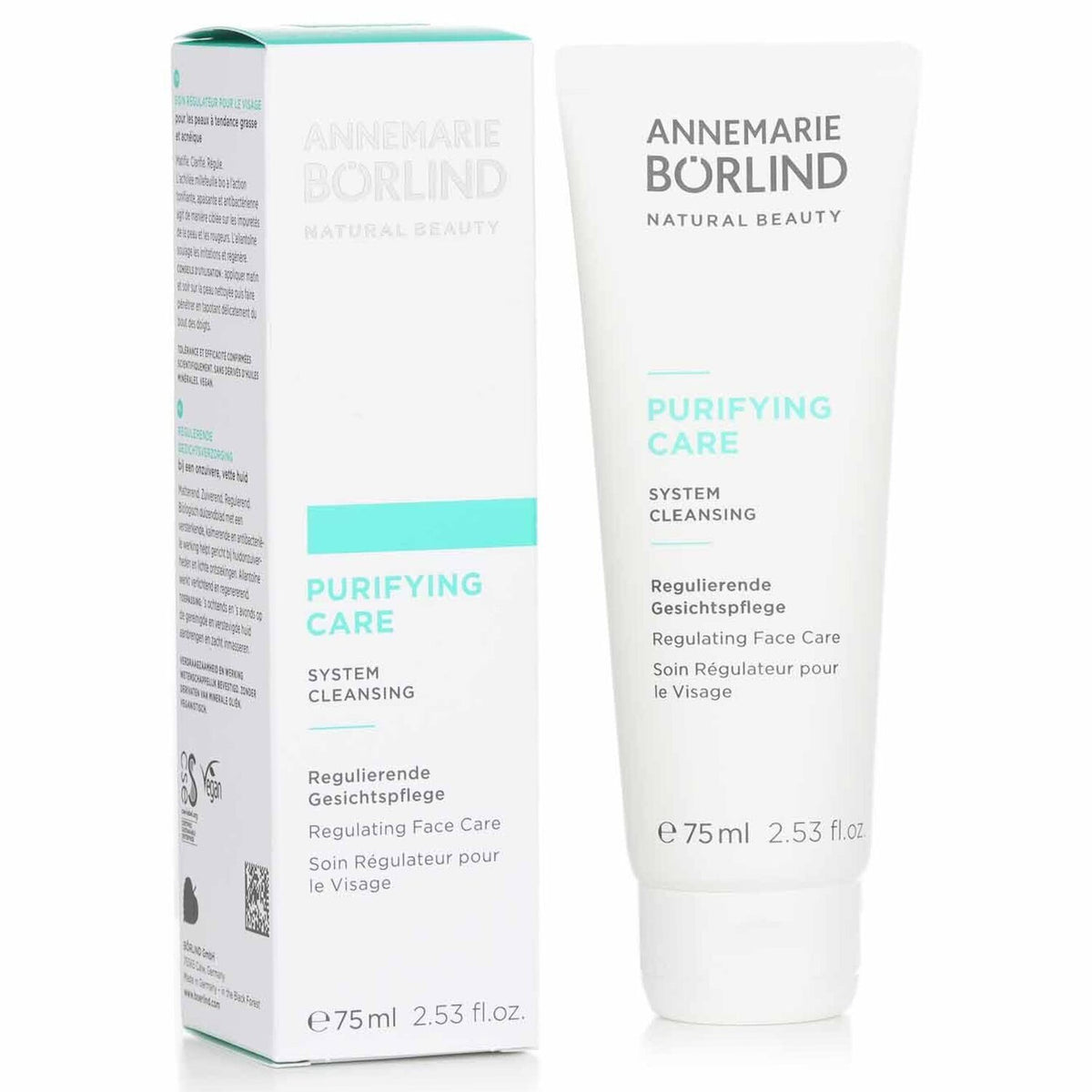 Annemarie Borlind - Purifying Care System Cleansing Regulating Face Care - For O