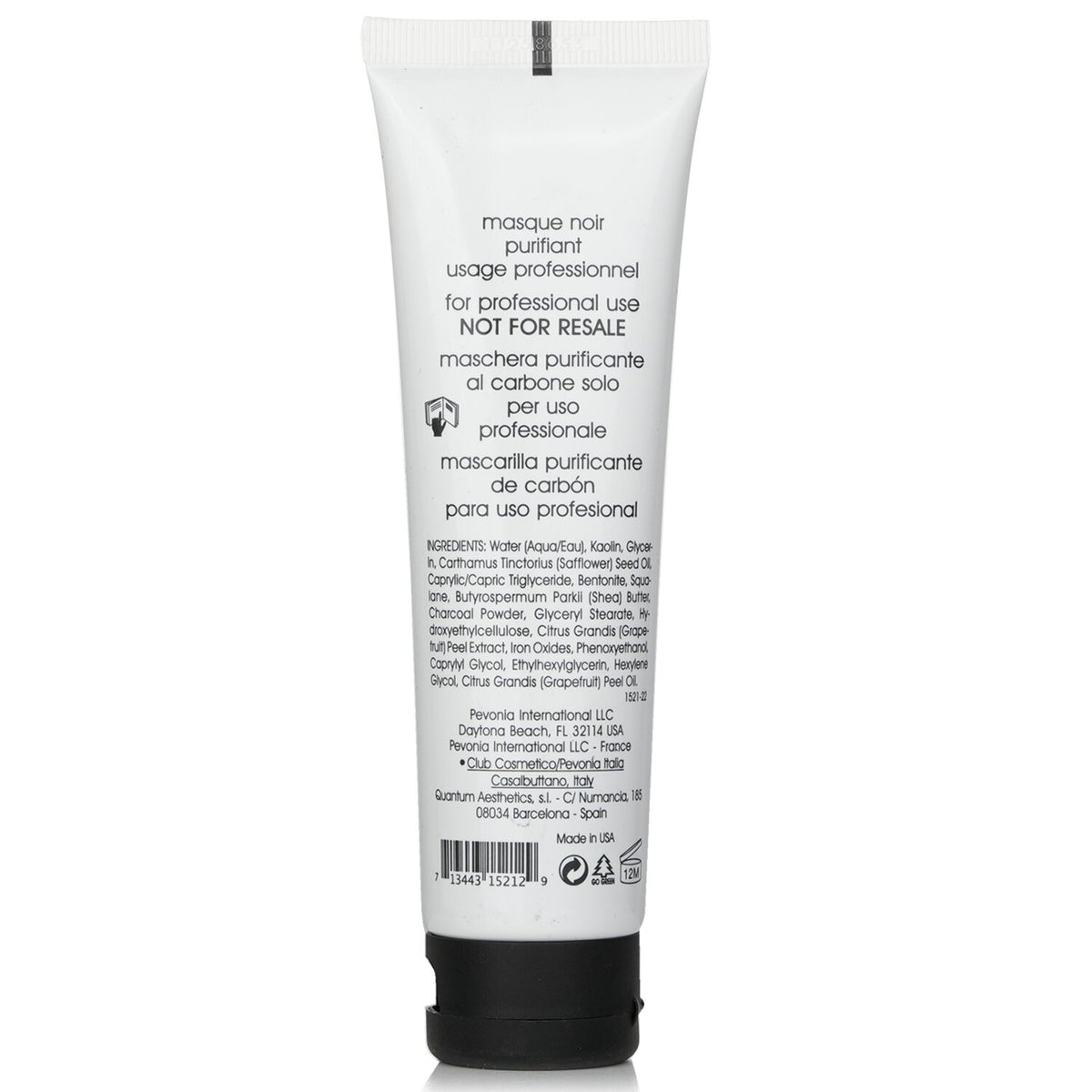 Pevonia Botanica - Radiance Pure Skin Charcoal Mask (Salon Size)  - 100g/3.4oz