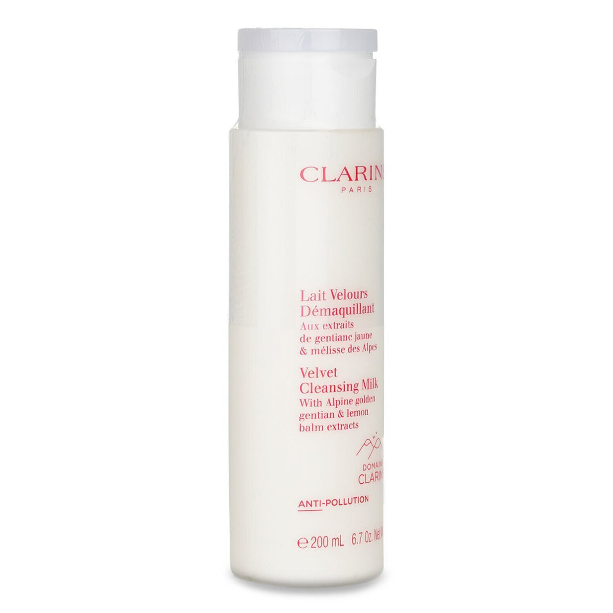Clarins - Velvet Cleansing Milk with Alpine Golden Gentian & Lemon Balm Extracts