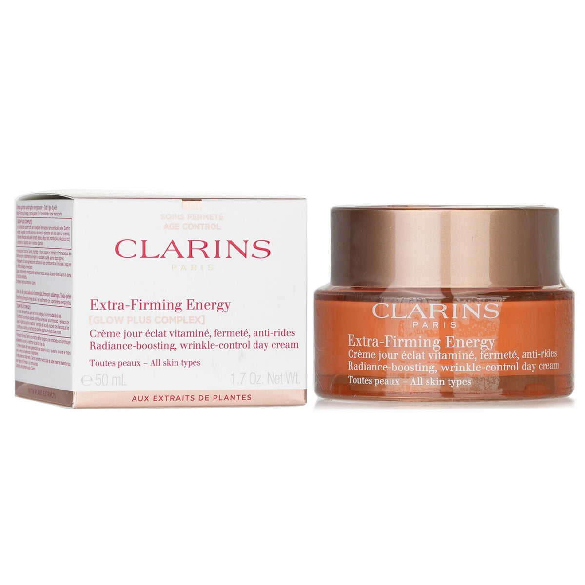 Clarins - Extra-Firming Energy Radiance-Boosting, Wrinkle-Control Day Cream  - 5