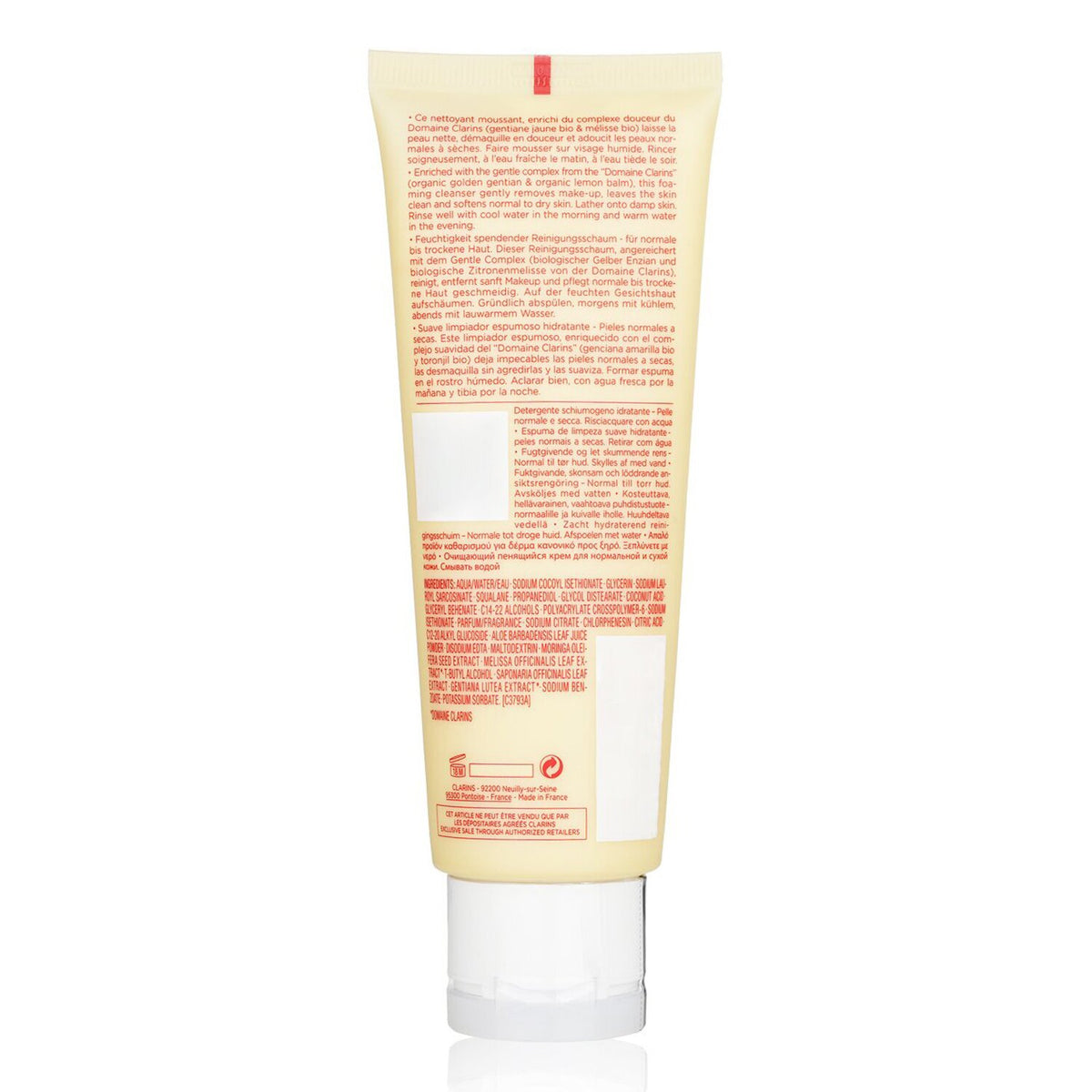 Clarins - Hydrating Gentle Foaming Cleanser with Alpine Herbs & Aloe Vera Extrac