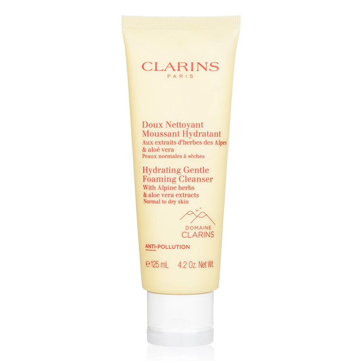 Clarins - Hydrating Gentle Foaming Cleanser with Alpine Herbs & Aloe Vera Extrac