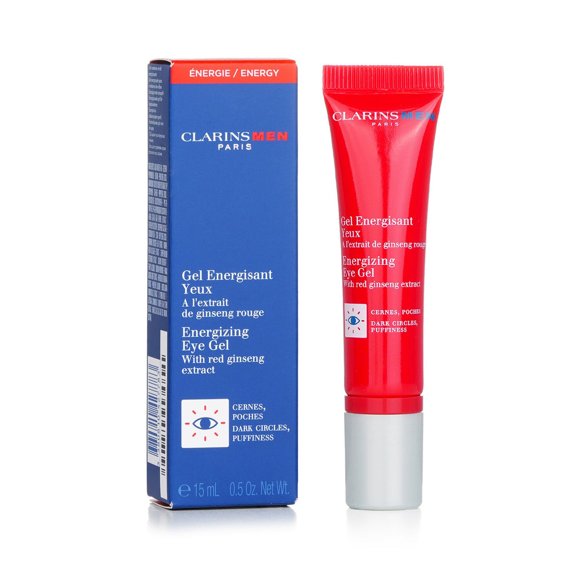 Clarins - Men Energizing Eye Gel With Red Ginseng Extract  - 15ml/0.5oz