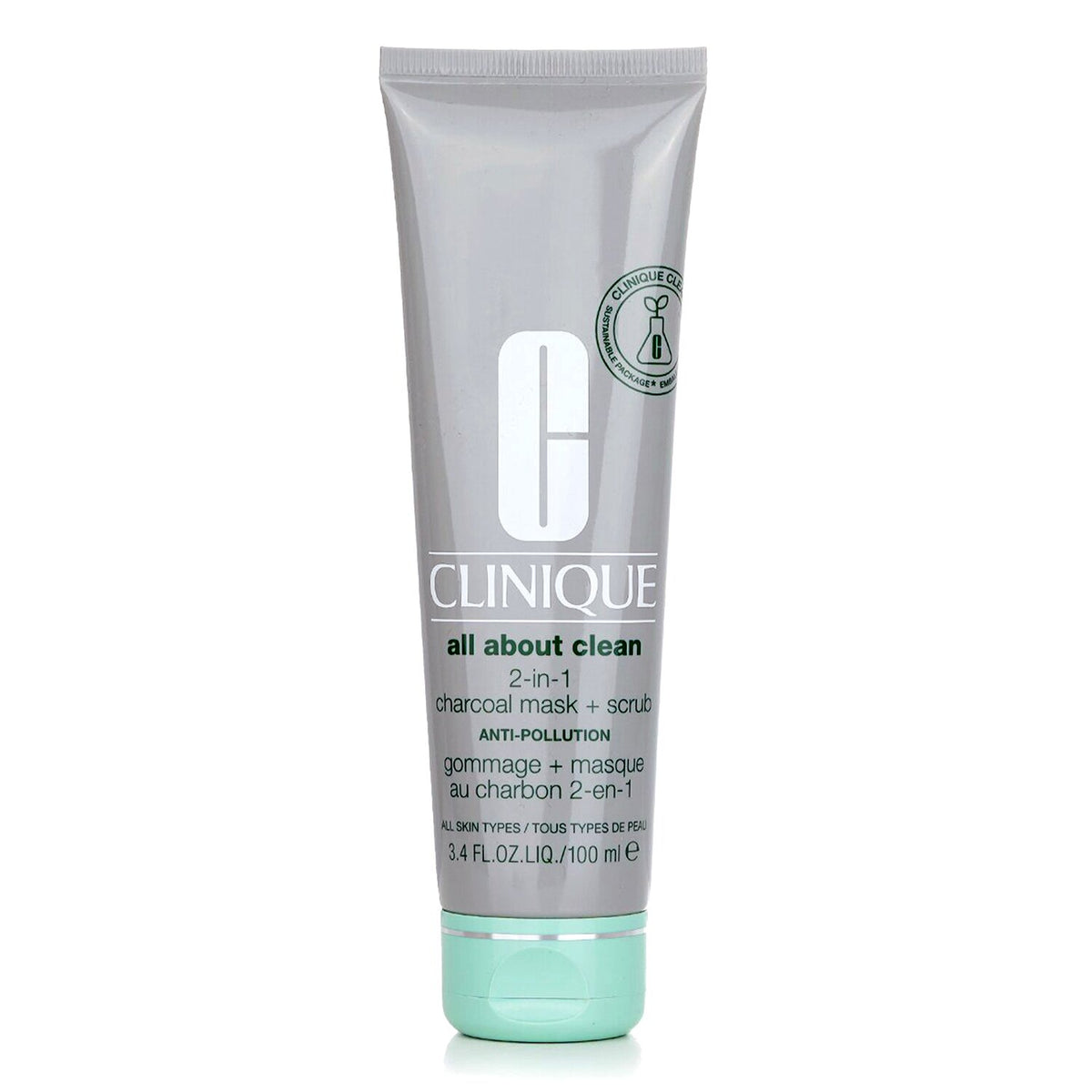 Clinique - All About Clean 2-In-1 Charcoal Mask + Scrub  - 100ml/3.4oz