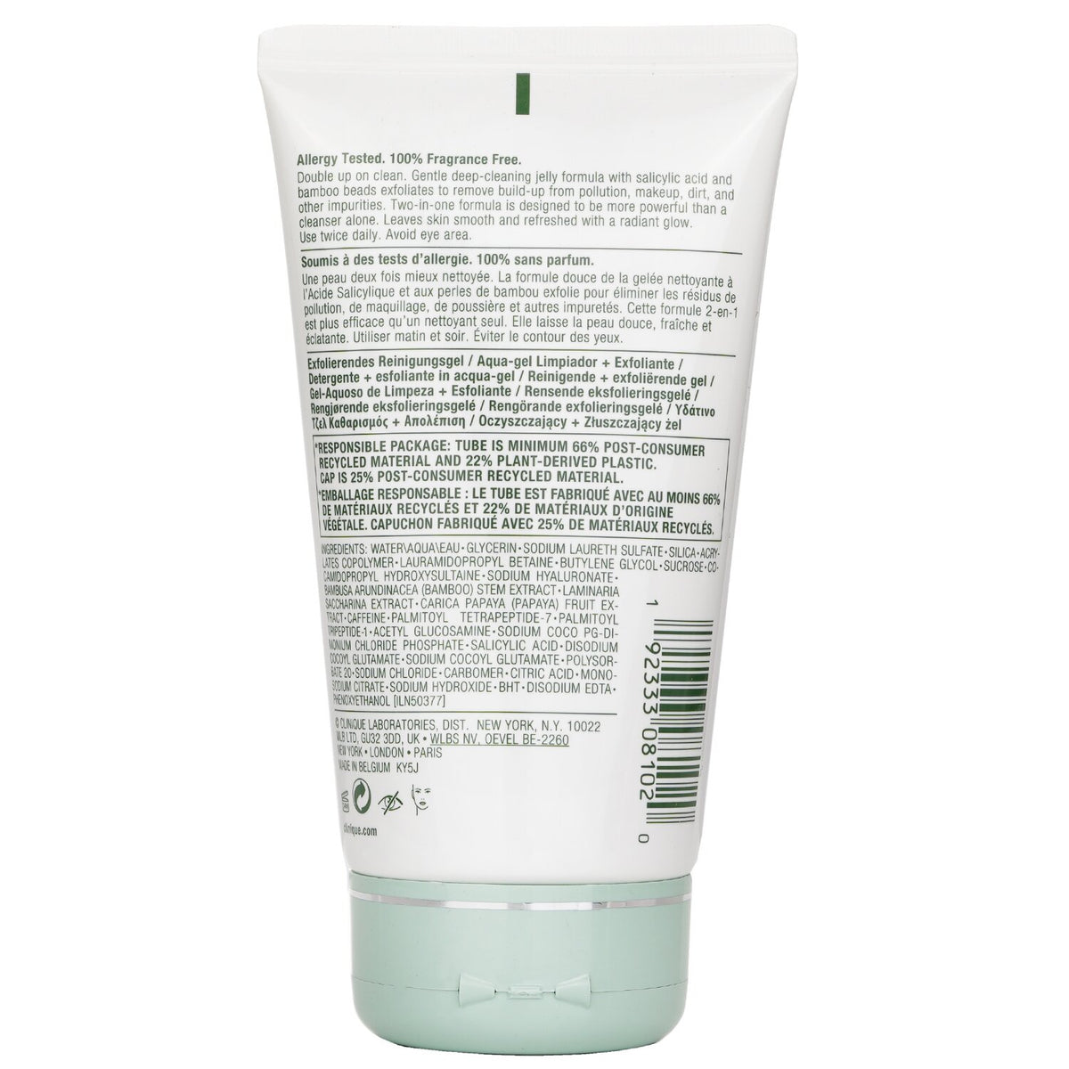 Clinique - All About Clean 2-In-1 Cleansing + Exfoliating Jelly  - 150ml/5oz