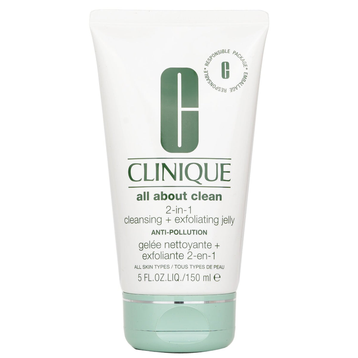 Clinique - All About Clean 2-In-1 Cleansing + Exfoliating Jelly  - 150ml/5oz