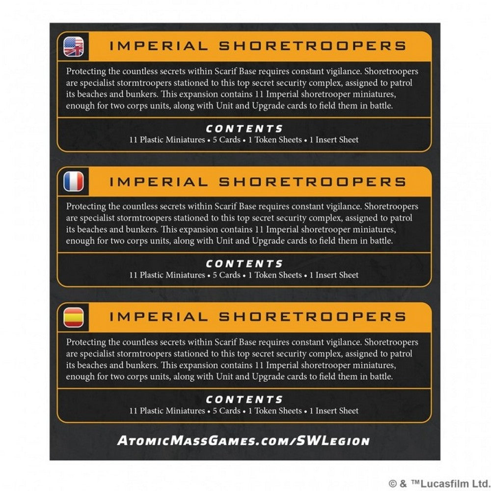 Star Wars: Legion  - Imperial Shoretroopers