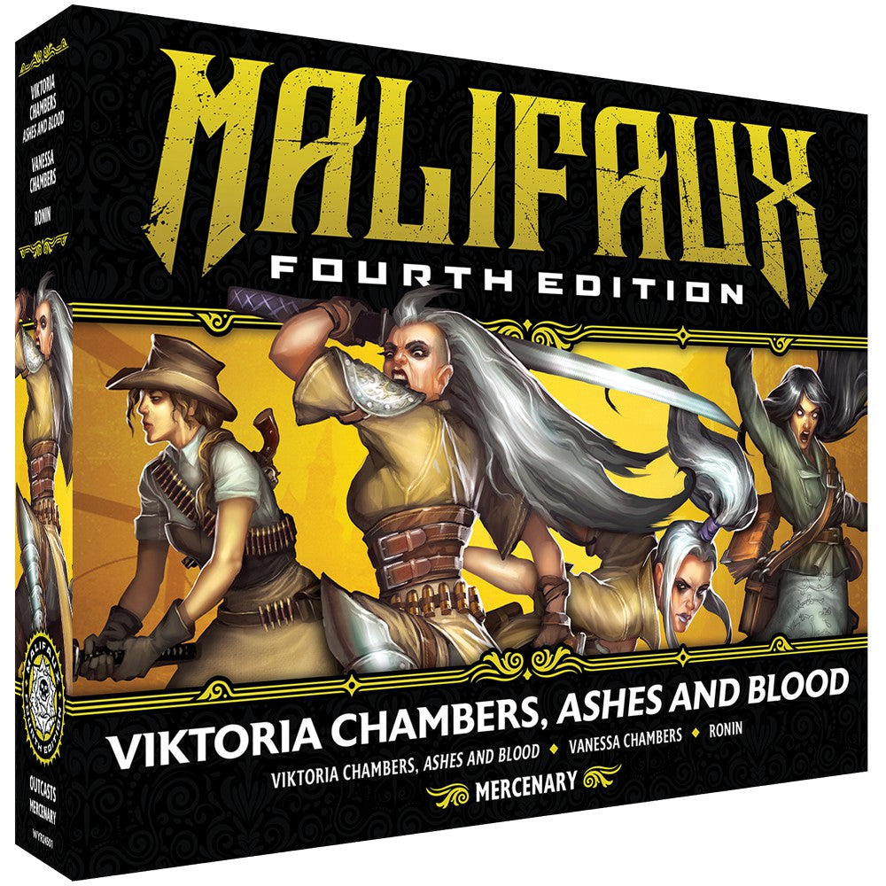 Wyrd Games: Malifaux: Outcasts: Viktoria Chambers - Ashes and Blood - Miniature