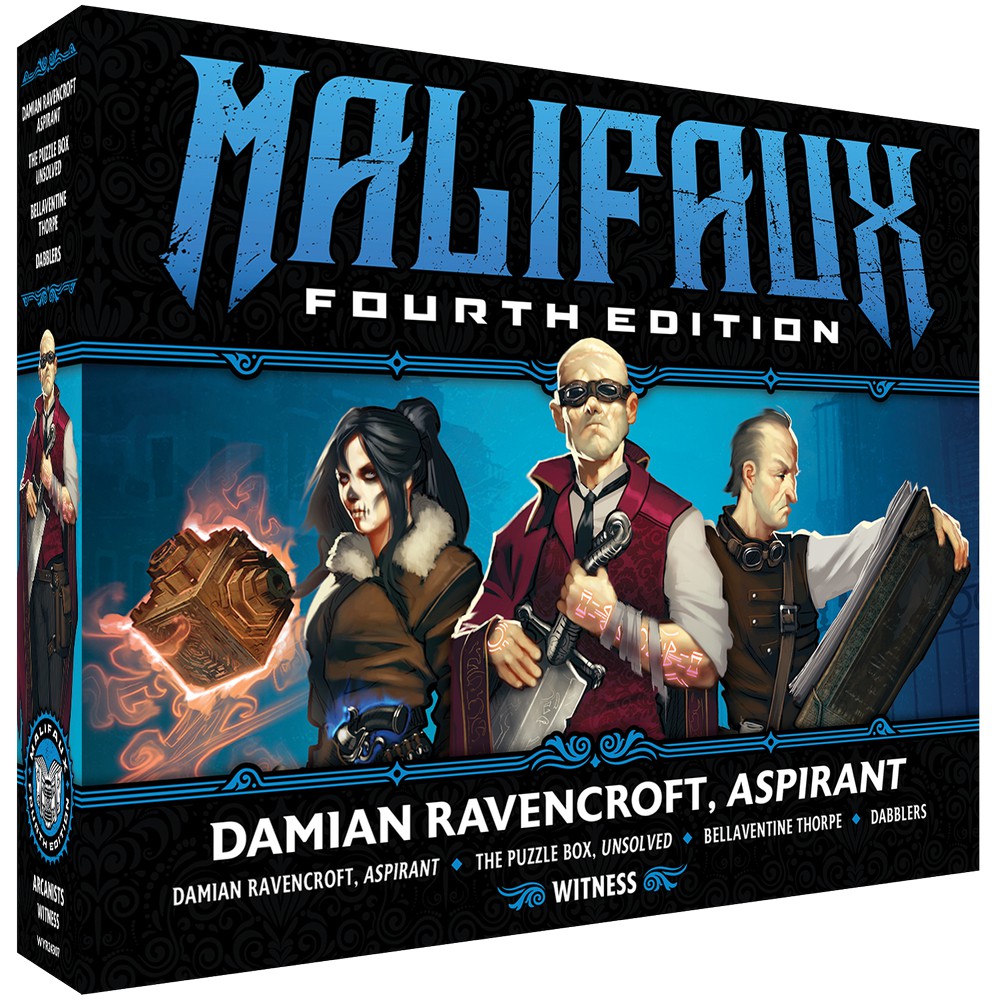 Wyrd Games: Malifaux: Arcanists: Damian Ravencroft - Aspirant - Miniature