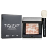 Bobbi Brown - Highlighting Powder Set (1x Highlighting Powder + 1x Mini Face Bru