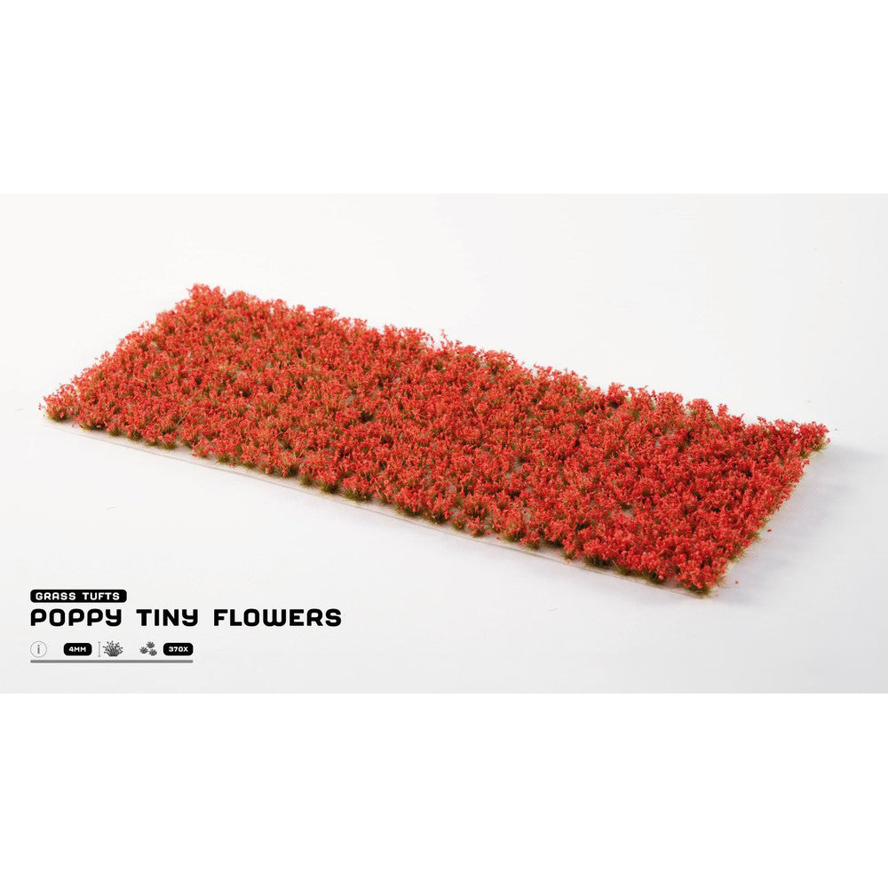 Gamers Grass - Grass Tufts - Flowers - Poppy Tiny - Hobby Tool