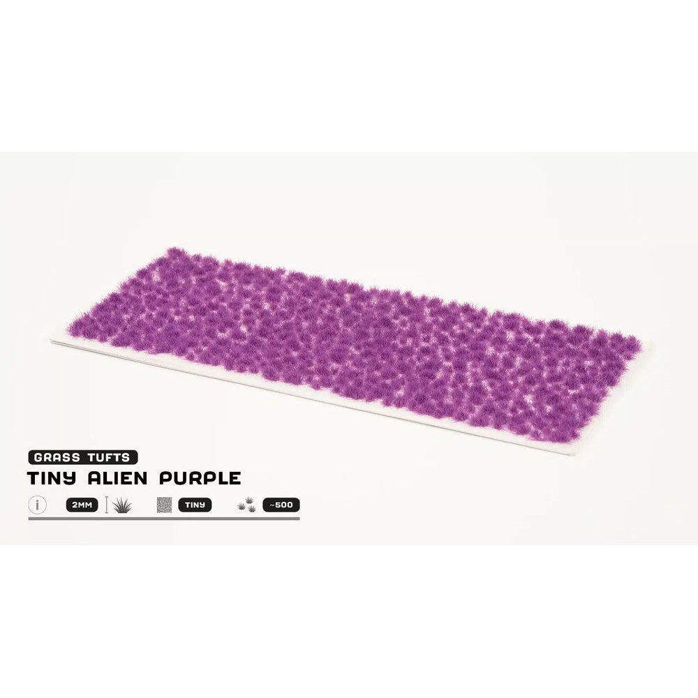 Gamers Grass - Grass Tufts - Tiny Tufts - Tiny Alien Purple