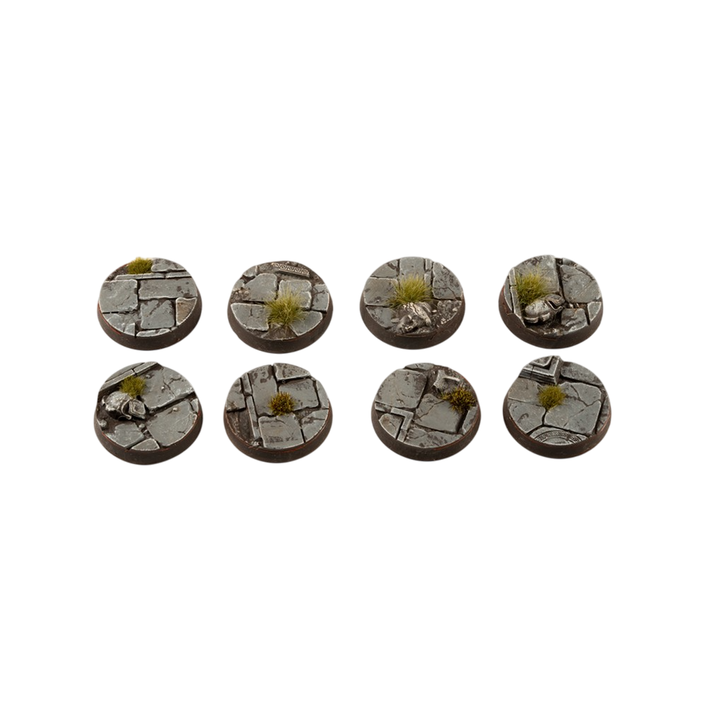 Gamers Grass - Battle Ready Bases - Temple - Round 28mm (x8)