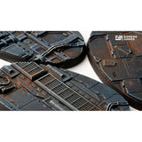 Gamers Grass - Battle Ready Bases - Spaceship Corridor - Oval 75mm (x3)