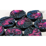 Gamers Grass - Battle Ready Bases - Alien Infestation - Round 28mm (x8)