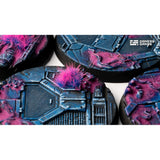 Gamers Grass - Battle Ready Bases - Alien Infestation - Round 50mm (x3)