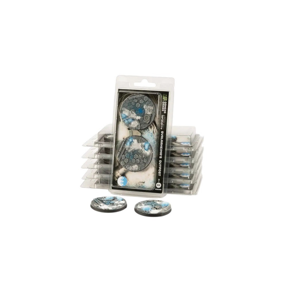Gamers Grass - Battle Ready Bases - Svalarheima's Outpost - Round 55mm (2x)