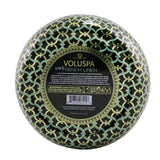 Voluspa - 3 Wick Decorative Tin Candle - French Linen  - 340g/12oz