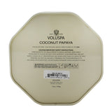 Voluspa - 3 Wick Octagon Tin Candle - Coconut Papaya  - 340g/12oz