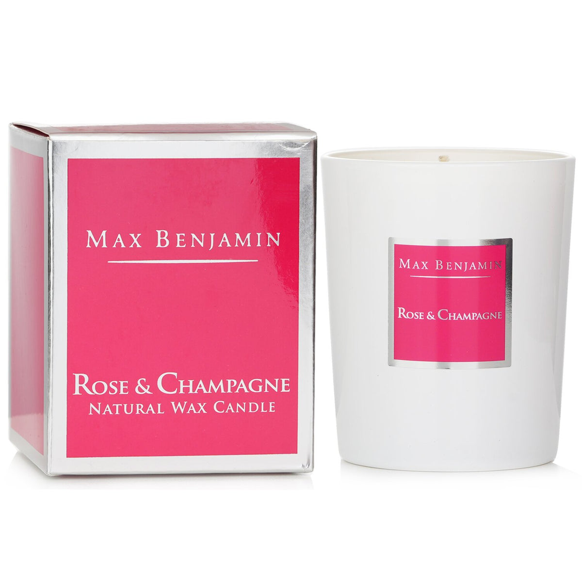 Max Benjamin - Candle - Rose & Champagne  - 190g/6.5oz