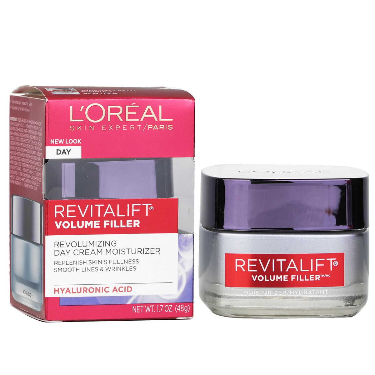 L'Oreal - Revitalift Volume Filler Revolumizing Day Cream Moisturizer  - 48g/1.7