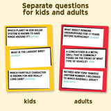 Who Knows More; Kids or Adults? Board Game