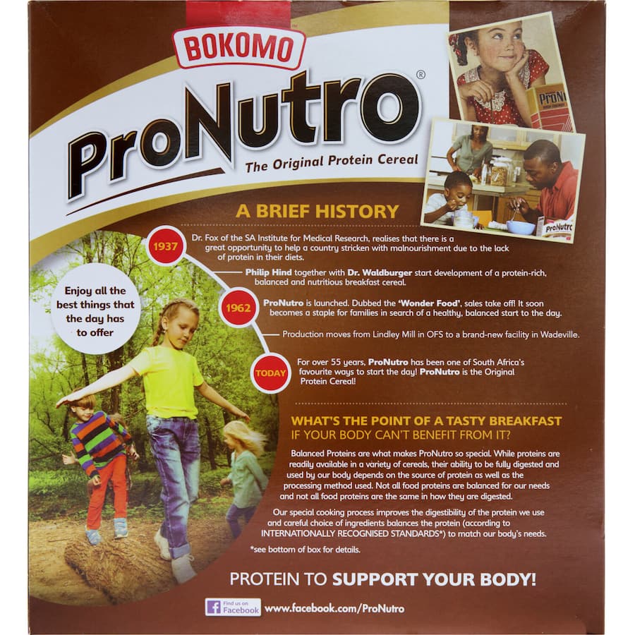 Bokomo Pronutro Protein Cereal Chocolate 500g