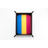 Fanroll: Pride Fold Up Velvet Dice Tray: Pansexual