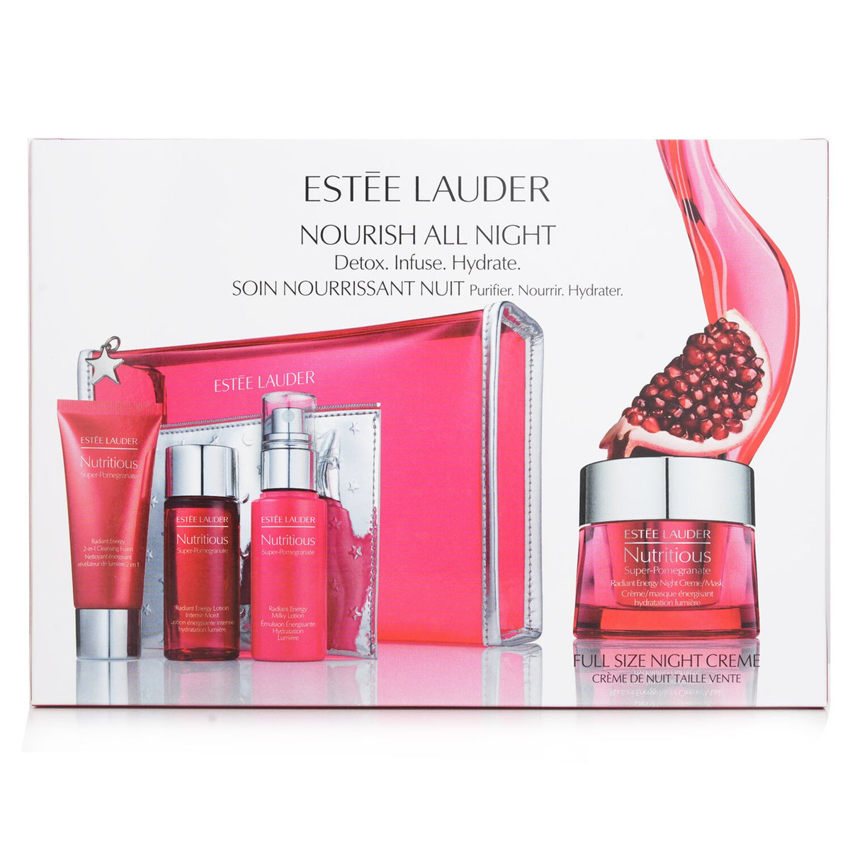 Estee Lauder - Nutritious Super-Pomegranate Nourish All Night Set: Night Creme+