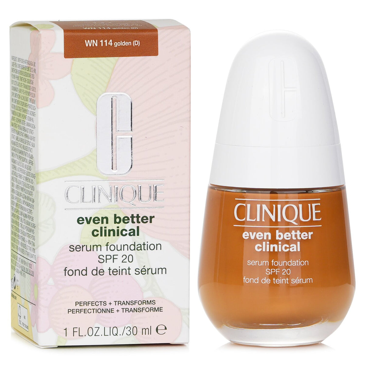 Clinique - Even Better Clinical Serum Foundation SPF 20 - # WN 114 Golden  - 30m