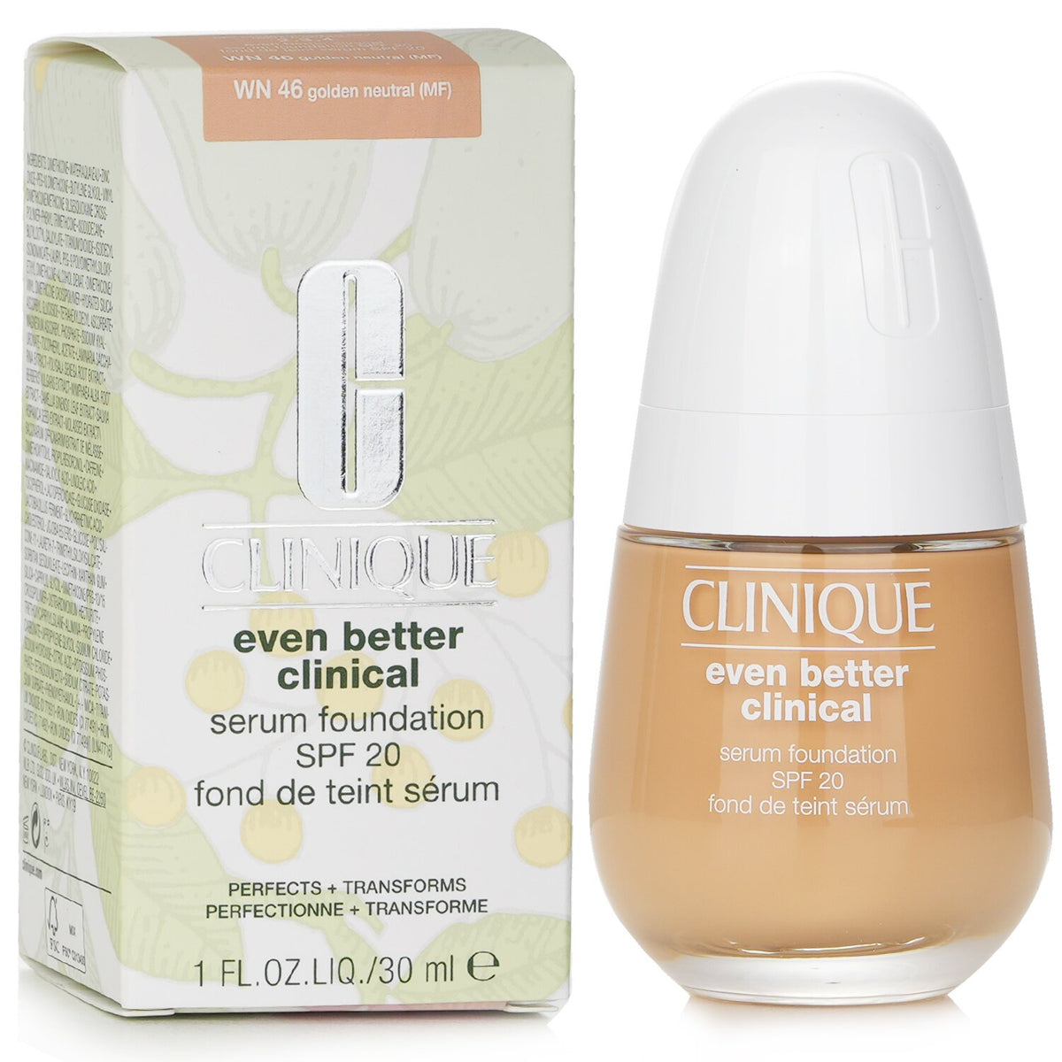 Clinique - Even Better Clinical Serum Foundation SPF 20 - # WN 46 Golden Neutral
