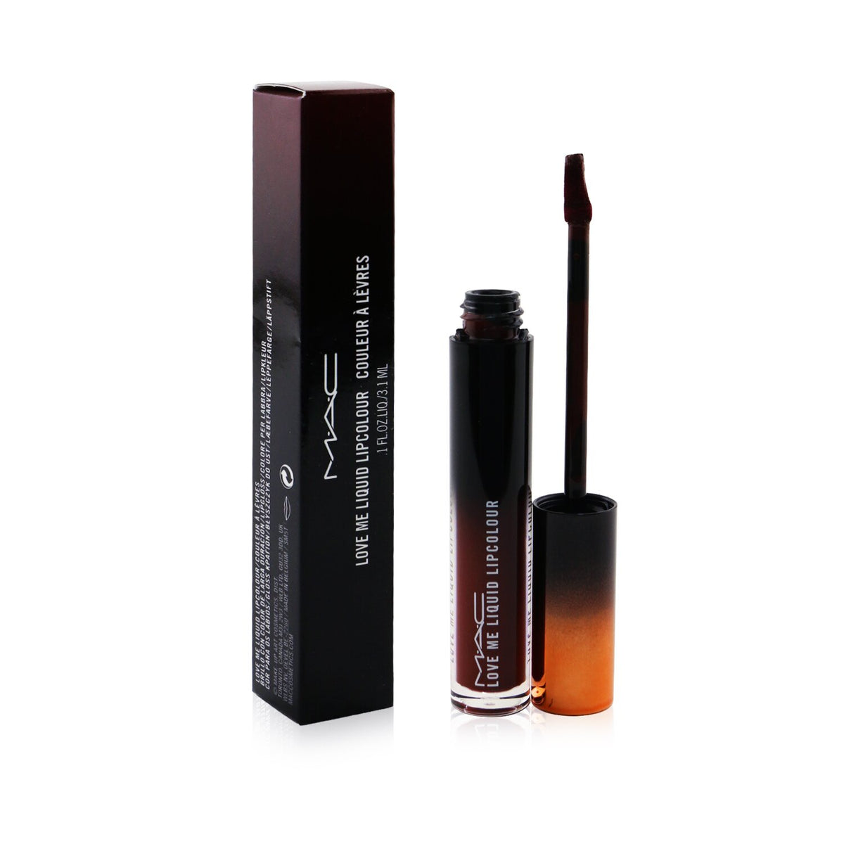 MAC - Love Me Liquid Lipcolour - # 484 Gift To The Gods (Deep Red)  - 3.1ml/0.1o