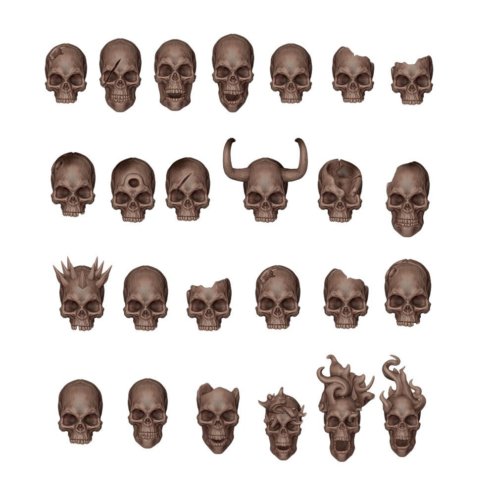 AK Interactive - Basing Bits - Skulls - 72 Pieces