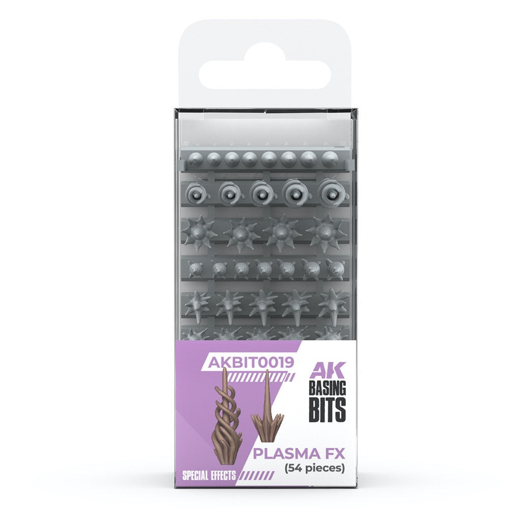 AK Interactive - Basing Bits - Plasma Fx - 54 Pieces - Miniature Figure